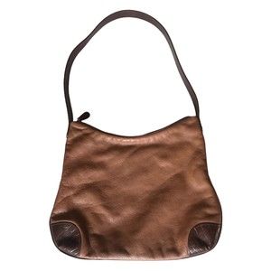 St. John’s Bay Tan/Brown Soft Leather Shoulder Bag Purse